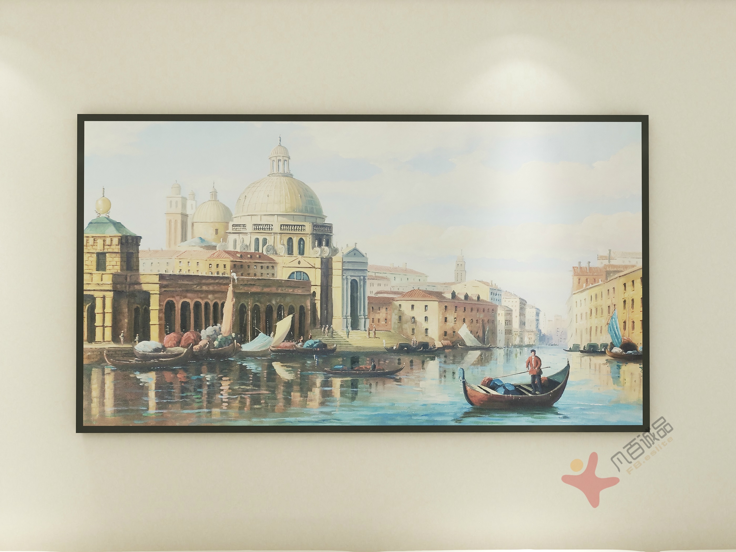 张鑫琦 油画《威尼斯水城》